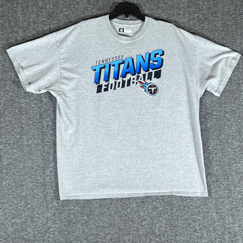 Tennessee Titans Football NFL Team Apparel Mens Grey T Shirt Size XL